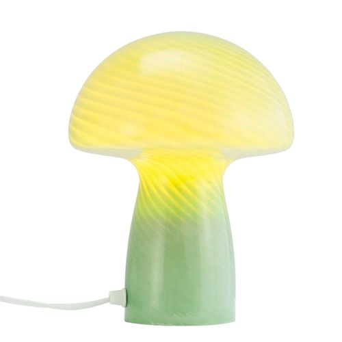 Lampe À Poser En Verre Vert