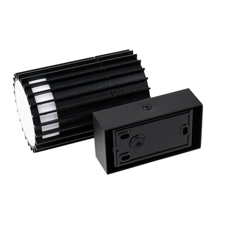 Applique Murale Extérieure Noire Design Ip44