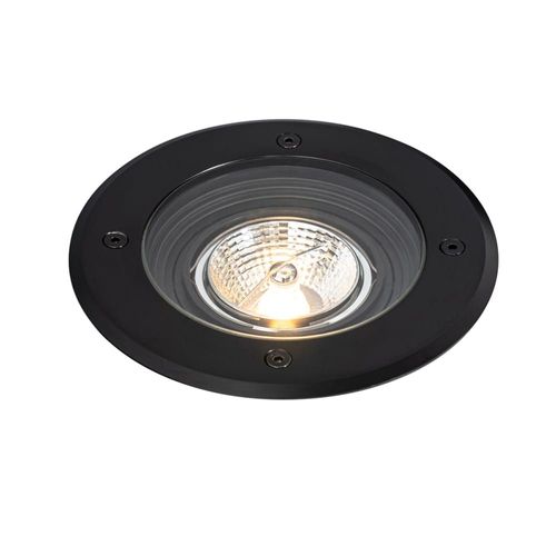 Spot Sol Extérieur Noir Ar70 Orientable Ip65