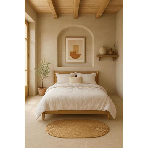 Taie D'oreiller Gaze De Coton Blanc Pur 65x65 Cm