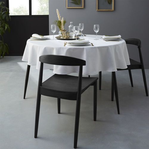 Nappe En Coton Traitee Teflon Anthracite 180x180