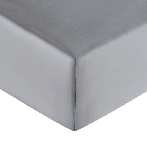 Drap Housse Coton Argent 180x200 Cm