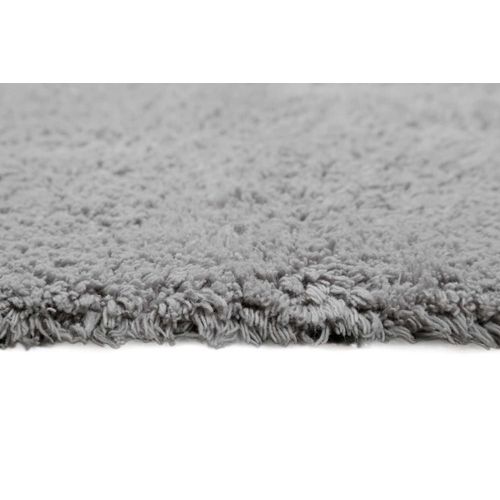 Tapis de bain doux gris clair coton 60x100