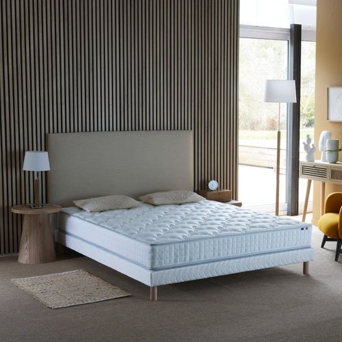 Pack matelas ressorts + sommier + couette + oreillers 160x200