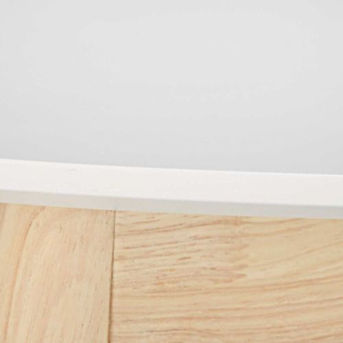 Table À Manger Style Scandinave Blanche 4/5 Personnes L150