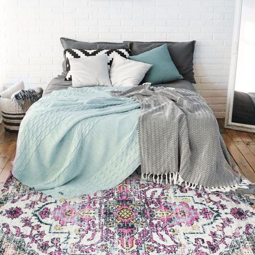 Tapis Esprit Médaillon Vintage Violet 133x190