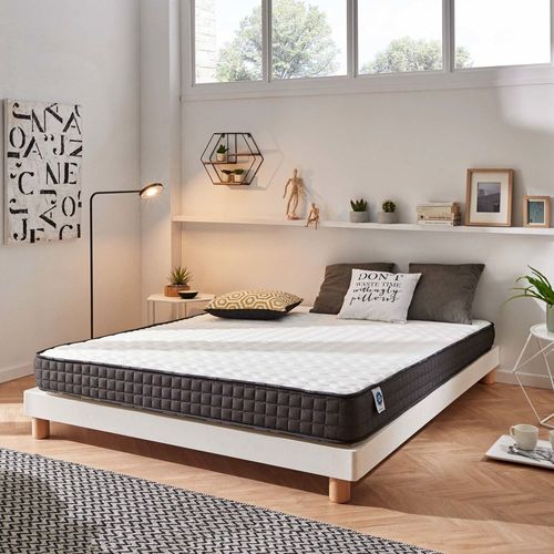 Pack de 2 matelas 90x200 cm - Blue Latex - Mousse HR