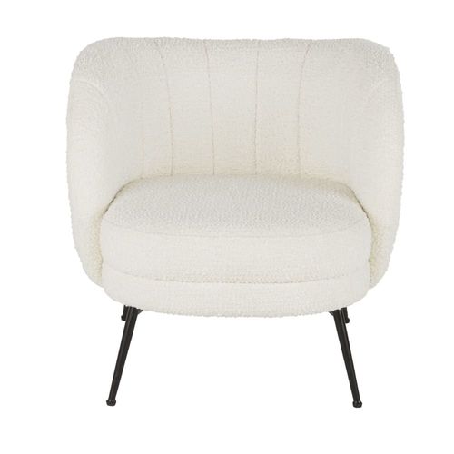 Fauteuil Bouclettes Écrues