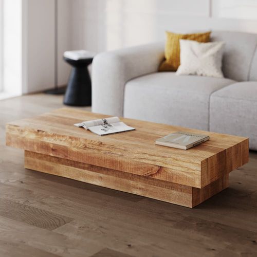 Table Basse Rectangulaire En Bois De Manguier