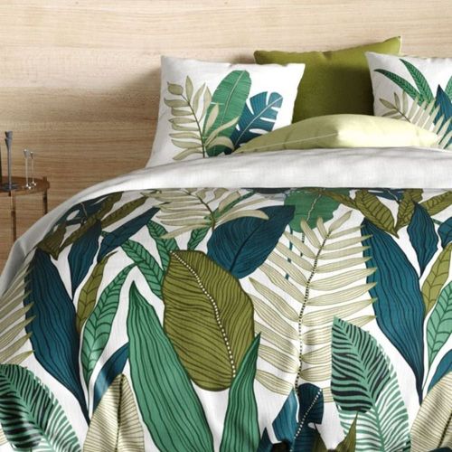 Parure De Lit En Coton Vert 200x200 Cm