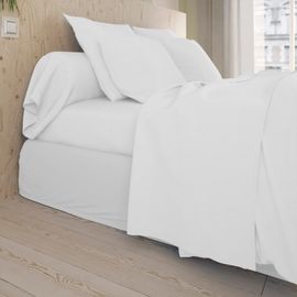 Housse De Couette Coton Blanc 140x200 Cm