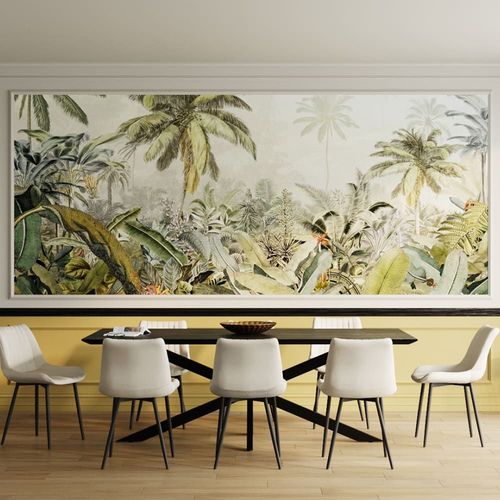 Table Rectangulaire 10 Personnes En Bois De Teck Recyclé Noir 240 Cm