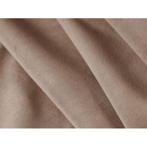 Canapé Droit 4 Places En Tissu Velours Cappuccino