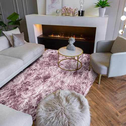 Tapis Shaggy Moderne Rose 120x170