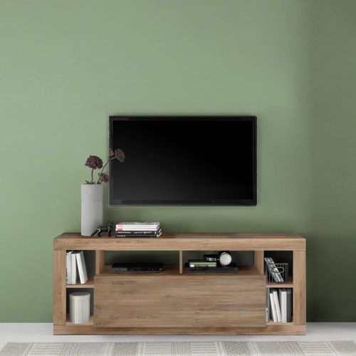 Meuble Tv 1 Porte Effet Bois - L172 Cm