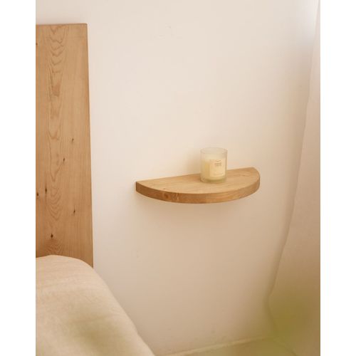 Table De Chevet Flottante En Bois De Sapin Marron 3,2x40cm