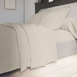 Housse De Couette Percale Coquille 220x240 Cm