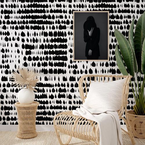 Papier Peint Scandinave,papier écologique fin,200x280cm,8 feuilles