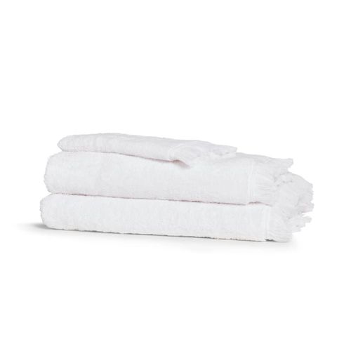 Serviette De Toilette 100% Coton Bio 85x140cm Blanc