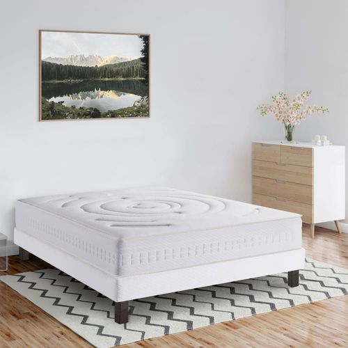 Matelas 100% ressorts et latex, accueil enveloppant - 140x190 cm