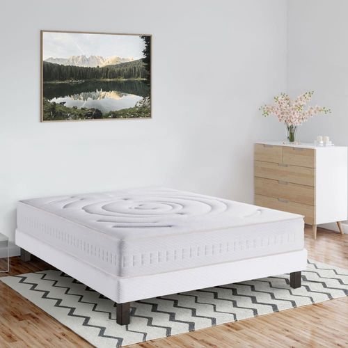 Matelas 100% ressorts et latex, accueil enveloppant - 180x200 cm