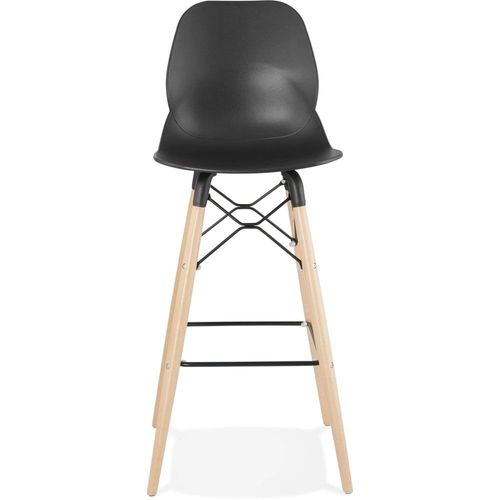 Tabouret De Bar Polymère Noir H. Assise 75 Cm