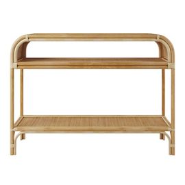 Console En Rotin 2 Étagères