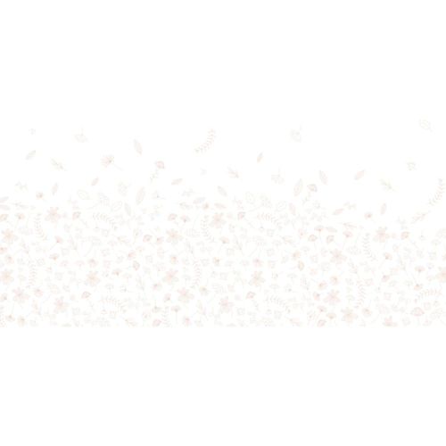 Papier peint panoramique enfant danse des feuilles beige 375x250cm