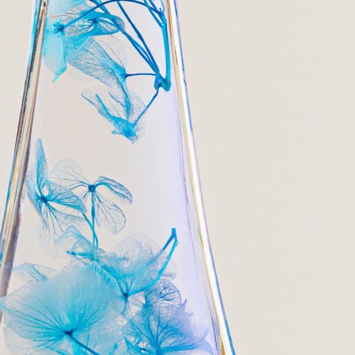 Herbarium Plante Immergée Tour Eiffel Paris 2024 Bleu Blanc Rouge
