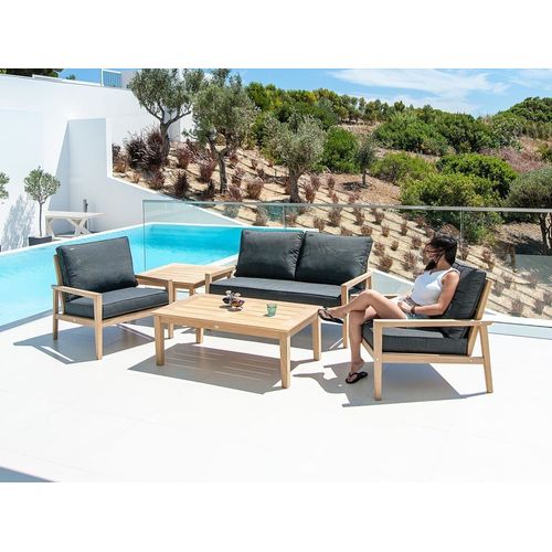 Fauteuil Lounge Tivoli En Bois Clair