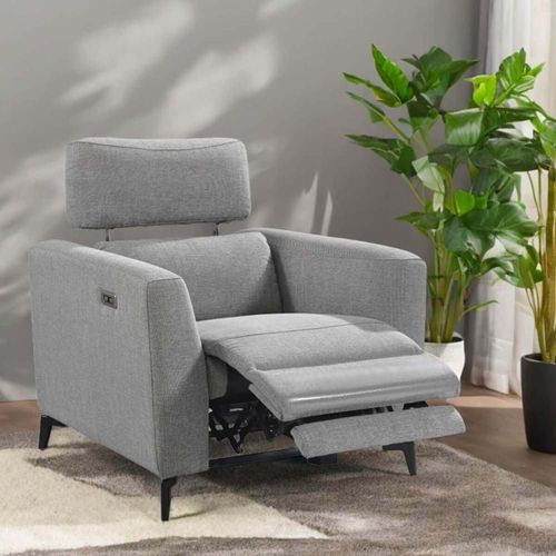 Fauteuil Relax Electrique Gris Foncé