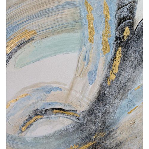 Tableau à l'huile en bois multicolore, 100x150 cm