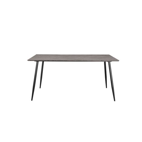 Table À Manger En Effet Chevrons/Aspect Chêne 8 Personnes L160