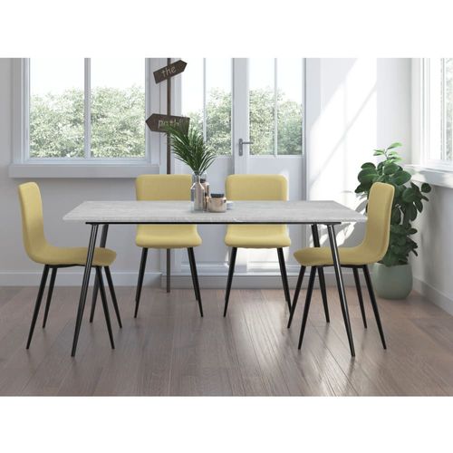 Table À Manger En Effet Pierre 8 Personnes L160