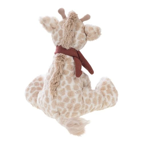 Peluche la girafe marron en polyester