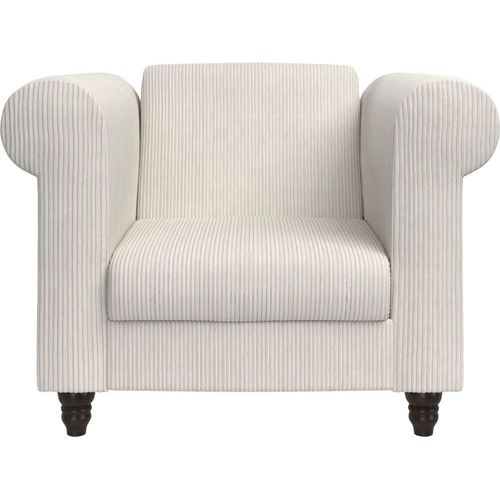 Fauteuil Relax En Tissu Crème