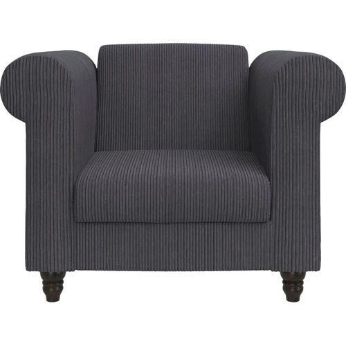 Fauteuil Relax En Tissu Anthracite