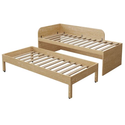 Lit Gigogne Bois Massif 90x200 Cm