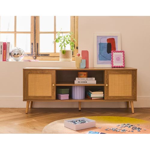 Meuble Tv Style Contemporain 140 Cm Bois