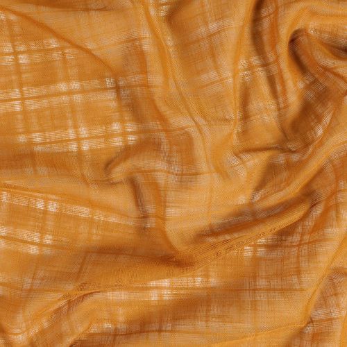 Voilage À Carreaux Orange 145x260cm