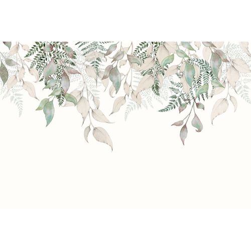 Papier peint panoramique esprit nature beige 375x250cm