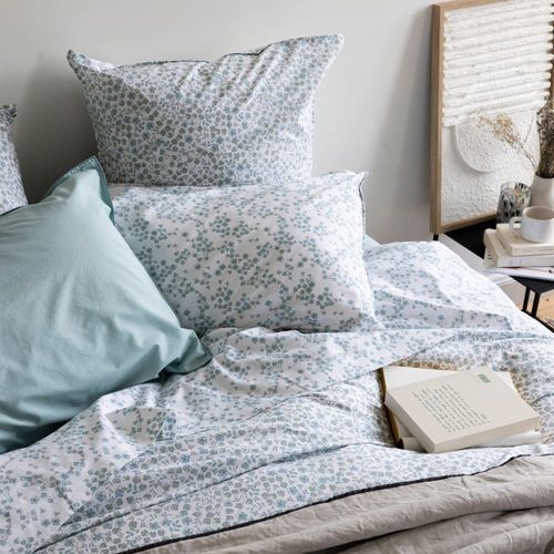 Drap Plat En Percale De Coton 180x290cm Céladon
