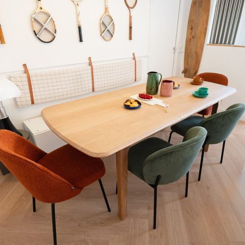 Table À Manger Extensible En Bois 6/8 Personnes