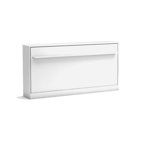 Lit Escamotable Blanc 108x215x38cm