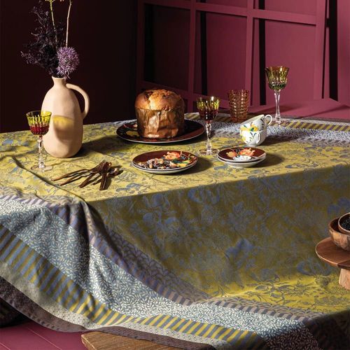 Nappe Carrée Pur Coton Multicolore 155x155 Cm