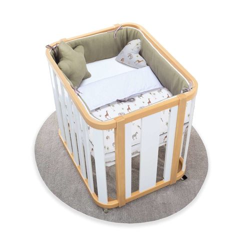 Couette Pour Berceau Ovale 55x70 Cm Imprimé Jungle