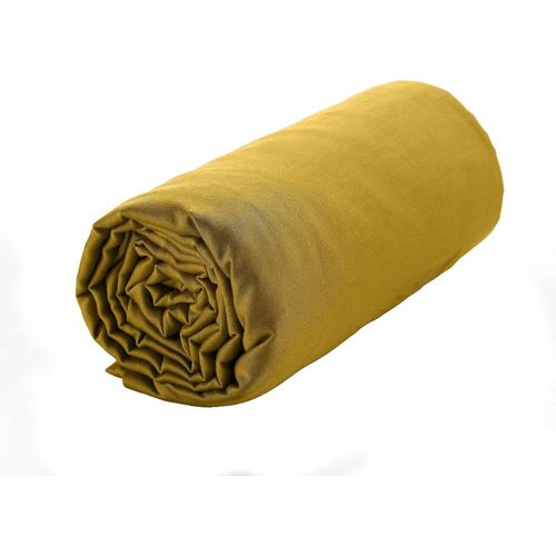 Drap Housse En Satin De Coton Bronze 140x190 Cm