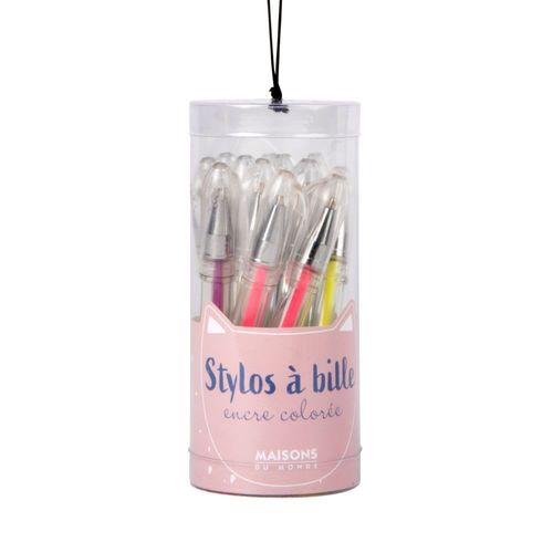 Mini Stylo À Billes Multicolores (X12)