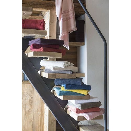 Serviette De Toilette En Coton Blanc 50 X 100