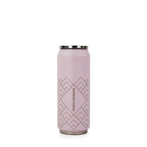 Canette Isotherme Art Deco Rose 500 Ml